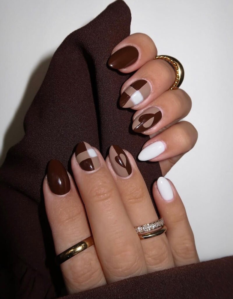 brown november nails 