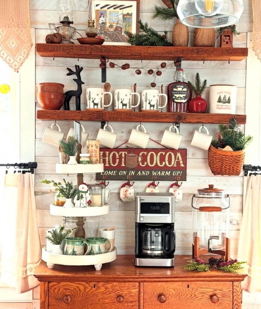 hot cocoa bar station