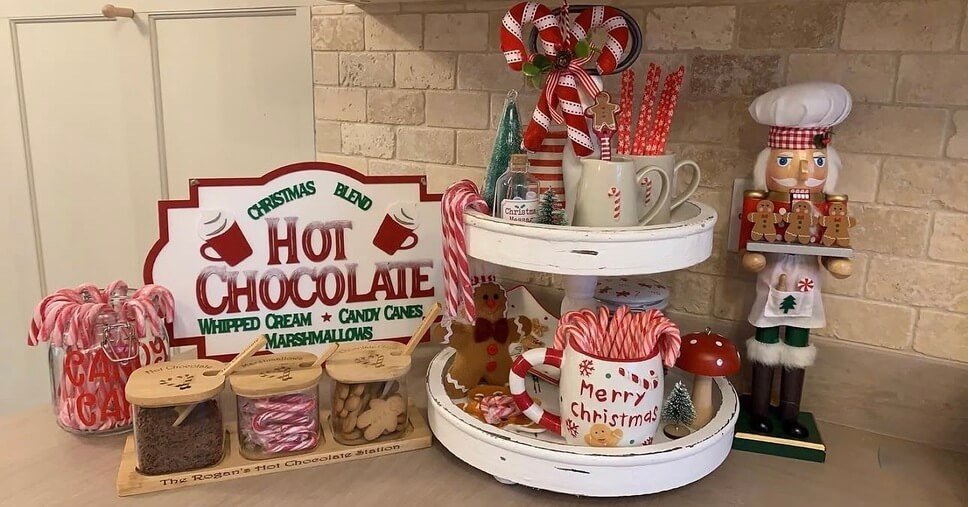 hot cocoa bar station ideas
